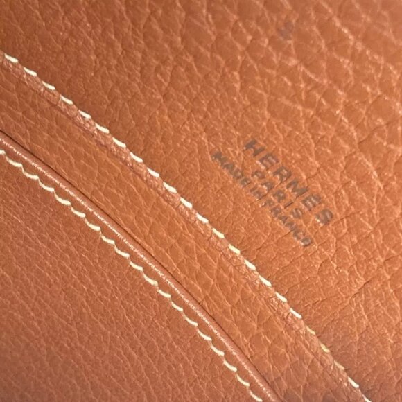 HERMES Sherpa PM backpack bag Backpack Leather Brown - Picture 15 of 16